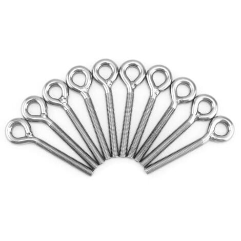 GeZu Impex Asta Filettata M4 1000 Mm A4 Acciaio Inox Set Di - Foto 2