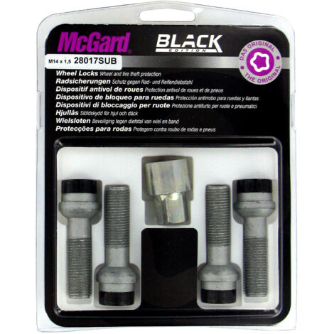 Bulloni sferici, kit 4 pz - Black Edition - E130