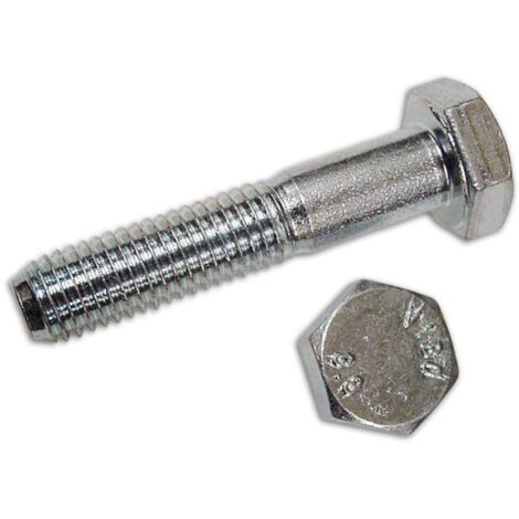 BULLONI TE ACCIAIO 8.8 """FP""" MM 20X 80 FILETTO PARZIALE ZINCATI 5737