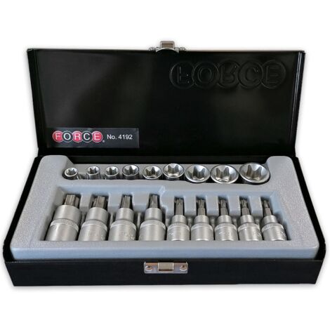 BULLONI TORX da T20 a T60 CALZE TORX da E10 a E24 SCATOLE 3/8 e 1/2