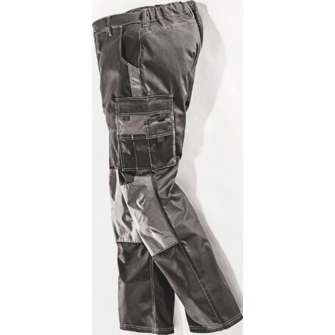 Bullstar Arbeitshose WORXTAR (Farbe schwarz/grau, Größe 44, mit Dehnbund)