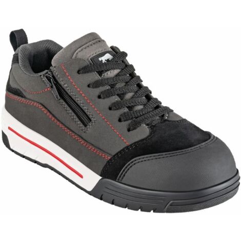 Bullstar Sicherheitsschuh JUMPX S1P, grau/schwarz, Gr.41, Weite 10, Unisex
