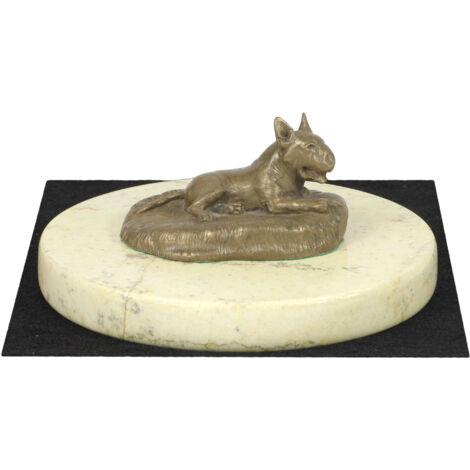 Bullterrier, Bullterrier I - Hundestatuette, Hundesilhouette-Figur, Trophäe für eine Hundeausstellung der Marke Art-Dog