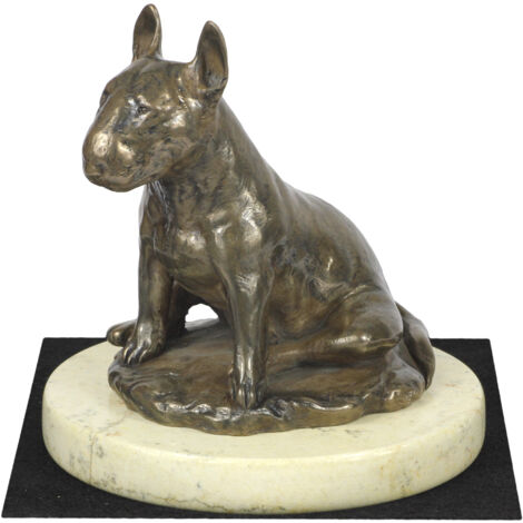 Bullterrier, Bullterrier III - Hundestatuette, Hundesilhouette-Figur, Trophäe für eine Hundeausstellung der Marke Art-Dog