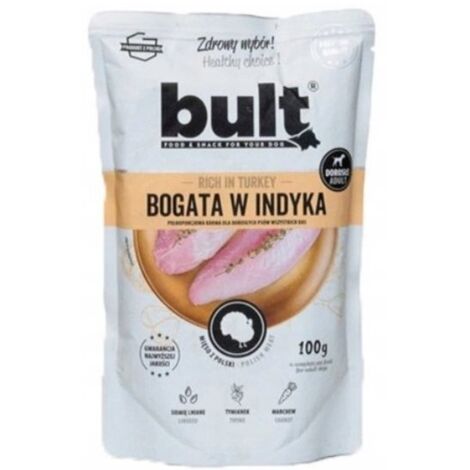 BULT BUSTINA DI CIBO UMIDO PER CANI RICCO DI TACCHINO 100 g