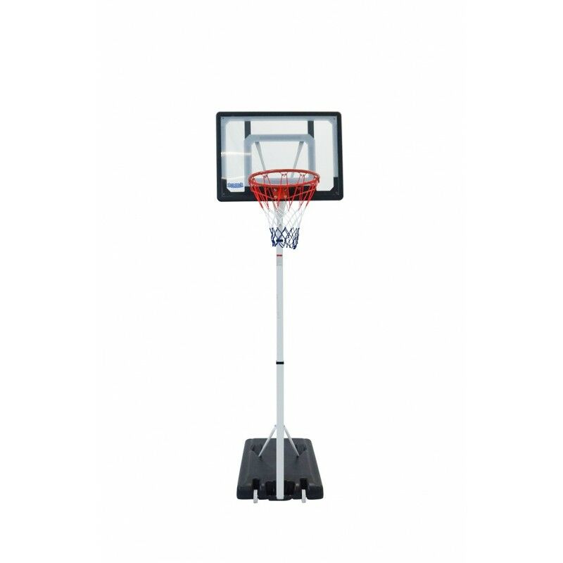 Panier de Basket sur Pied Mobile Charlotte Hauteur Réglable de 2,1m a 2,6m - Noir