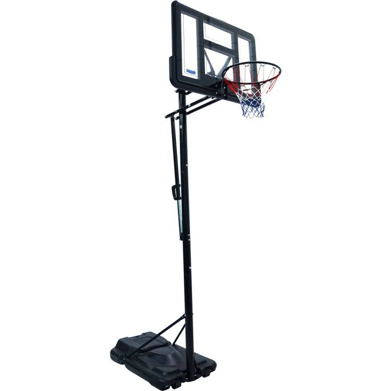 Bumber - Panier de Basket sur Pied Mobile Chicago Hauteur Réglable de 2,30m à 3,05m (7,5' a 10') - Noir