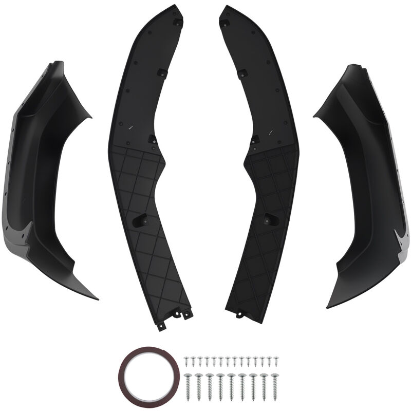 Maxpeedingrods - Bumper Lip Splitter for bmw 1 Series F20 F21 m Sport 2015-2019 Gloss Black Front