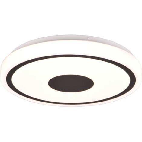 BUNDA PLAFONIERA LED 16W 1900lm, 3000K  BORDO NERO D.33CM