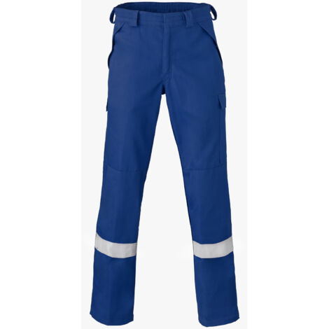 Bundhose 5 Safety, marine, 80/19/1% BW/Pol/Negastat, 280 g/m², Gr. 56
