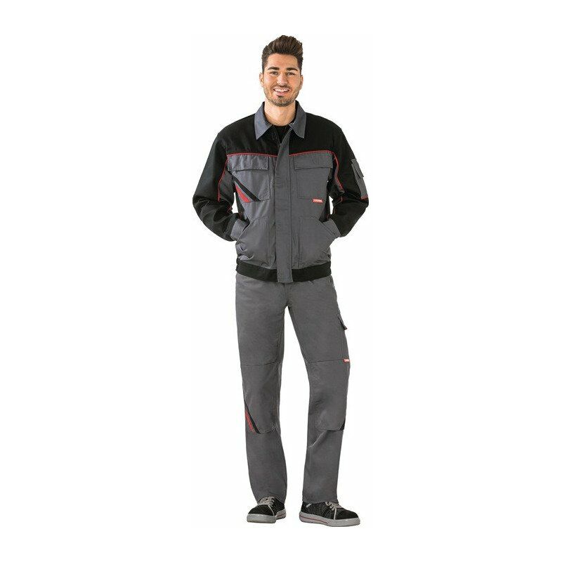

Chaqueta de cintura Highline talla 46 pizarra / negro / rojo