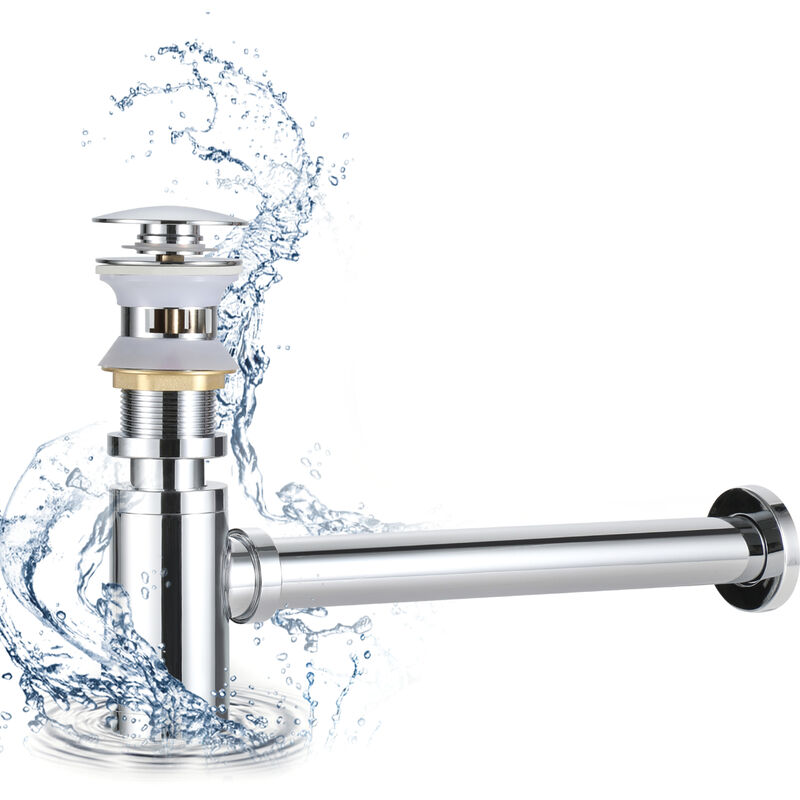 

Bung Wall Wash Basin con Round Siphon Pop-up Automatic con una Red de Filtración de Cobre Totalmente Equipada