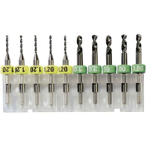 Bungard 81008 Leiterplatten-Bohrerset    Inhalt 10 Set