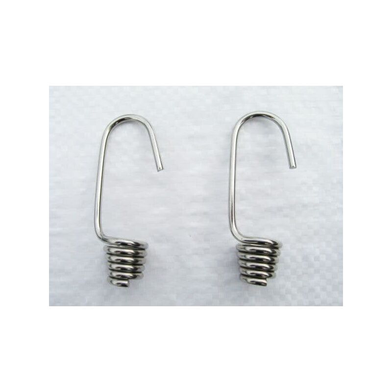 Securefix Direct - Bungee Cord Hooks Stainless Steel 6MM X2 (Steel Wire Elastic Shock Cord Ends)
