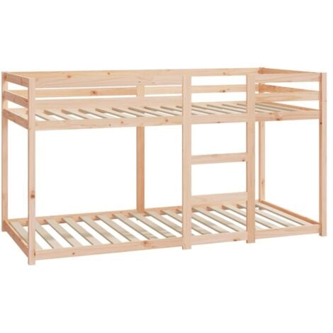 Bunk Bed without Mattress 90x200 cm Solid Wood Pine vidaXL