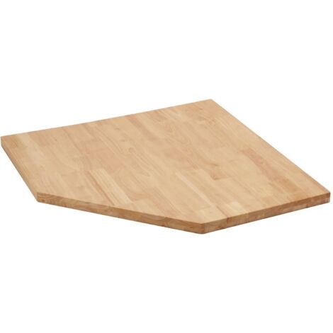 BUNKER&174 Modular Hardwood Worktop for Corner Cabinet, 865mm (33210)