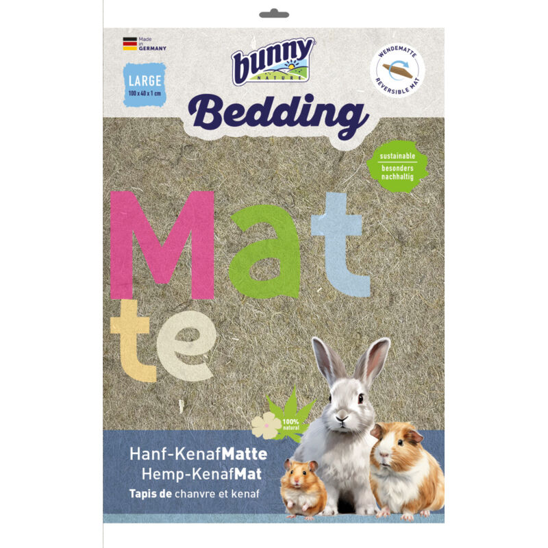 Bunny Nagereinstreu Hanf-kenaf-matte Large 100 X 40 Cm Streu