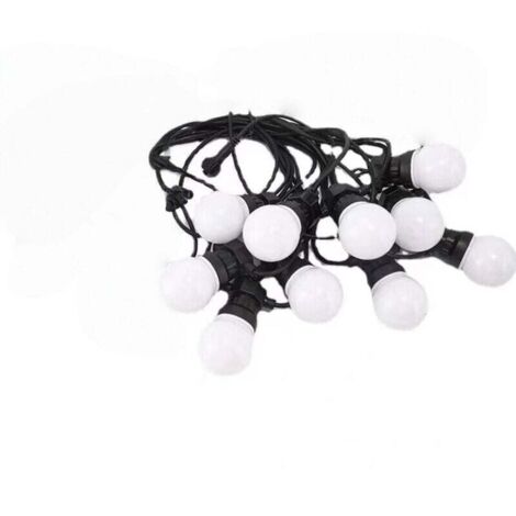 Bunte Lichterkette, ideal für Weihnachtsdekorationen, Hochzeiten und Partys sowie für eine gemütliche Atmosphäre beim Camping. 10 LEDs, 5 Meter lang.