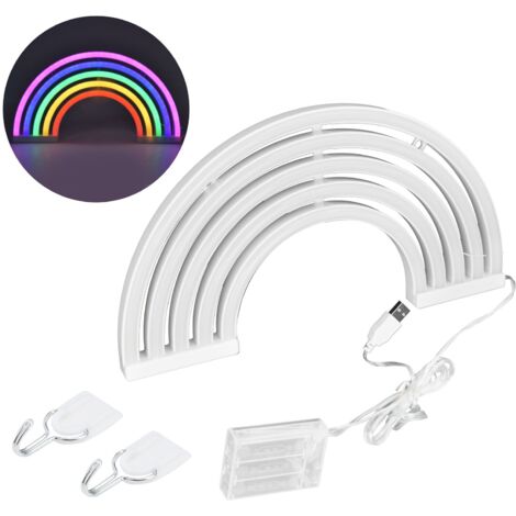 Bunte Neon-LED-Wandleuchte für Kinderzimmer und Geburtstagsfeiern