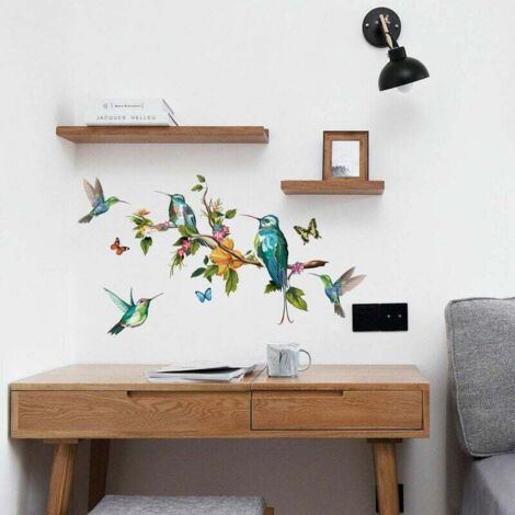Bunte und abnehmbare 3D fliegende Vögel auf dem