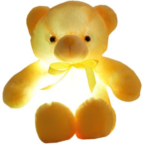Bunter, leuchtender Teddybär für Kinder, Nachtlicht und Kuscheltier für Babys und Kleinkinder, ein liebevolles Geschenk