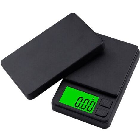 BUNTHAUS 0 01g 1000g,Balances de Cuisine Precision,Balance De Cuisine NuméRiques,Balance à Bijoux Portable,Mini Balance de Precision avec Affichage Led et Fonction Tare,Pour Cuisine,Café
