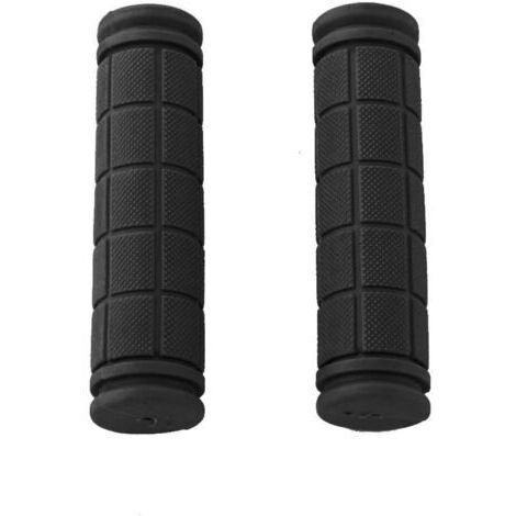 BUNTHAUS 1 Paire Couverture de Poignée de Guidon en Caoutchouc Antidérapant 22 mm pour Vélo Noir