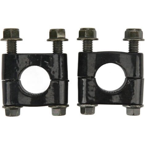 BUNTHAUS 1 Paire de Rehausseurs de Guidon Universels 22mm pour Moto - Montage Single Hole