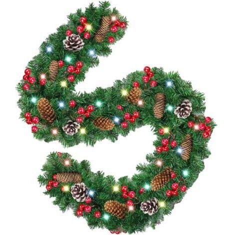 BUNTHAUS 1 Pc rotin décoratif Homme Calendrier de l'Avent Guirlande de noël illuminée Mur Decoration Noel Decoration de Noel Artificiel décoration de noël en rotin Décor de Noël PVC