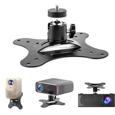BUNTHAUS 1 Pièces Support Videoprojecteur, Support Projecteur, Support Mural Videoprojecteur Réglable à 360°, Pied Projecteur Convient pour Les Home Cinémas, Les Salles De Jeux Vidéo et Les Bureaux, M