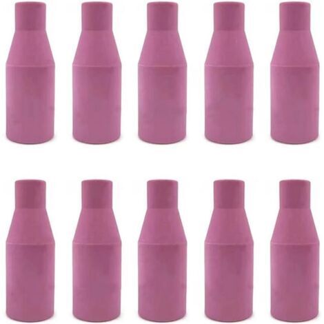 BUNTHAUS 10 Pcs MB15AK Couvercle de Protection de Buse en Céramique Buse de Protection en Céramique MIG Buse Conductrice en Céramique Buse en Céramique