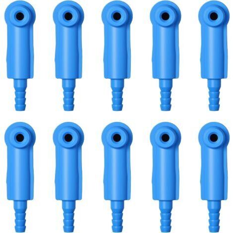 BUNTHAUS 10 pièces, kit de purge de freins universel. Adaptateur polyvalent pour pompe de purge, compatible voitures, camions et tous véhicules.