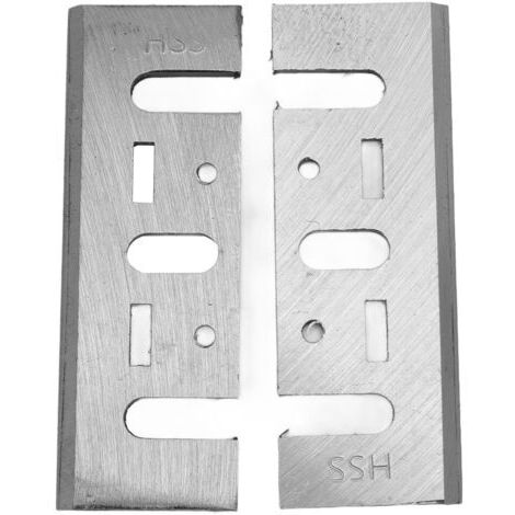 BUNTHAUS 2 lames de rabot HSS 82 mm pour raboteuses électriques portatives, compatibles avec les modèles N1900B, KP0810, XPK01, D26676, DW6655, DW680, 1594 et PA1205