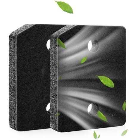 BUNTHAUS 2 Pièces Filtres pour Sèche-Linge Compatible avec Miele 9164761, Filtre à Éponge pour Sèche-Linge Filtre Mousse Fin/Grossier 207 x 157 x 30mm pour Sèche-Linge à Pompe Chaleur