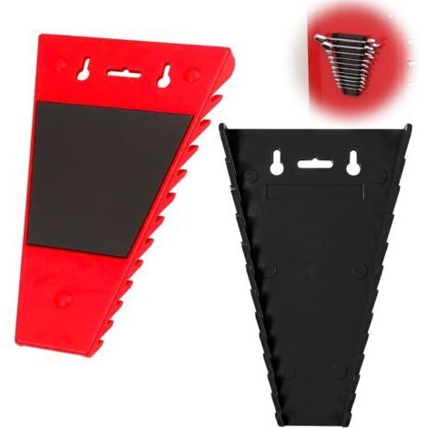 BUNTHAUS 2 Pièces Organisateur Magnétique de Clés à Molette, Porte Outils Mural, Support Outils Mural, Support de Serrage, Porte outils Magnétique, Pour atelier de Porte outils mural