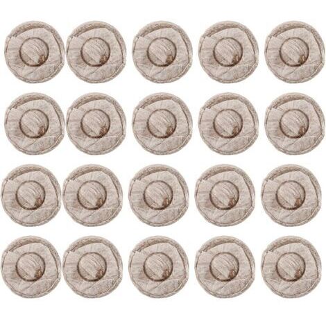 BUNTHAUS 20 pastilles de tourbe de 30 mm pour semis, blocs de terreau, pour la transplantation et la culture de fleurs et légumes au jardin