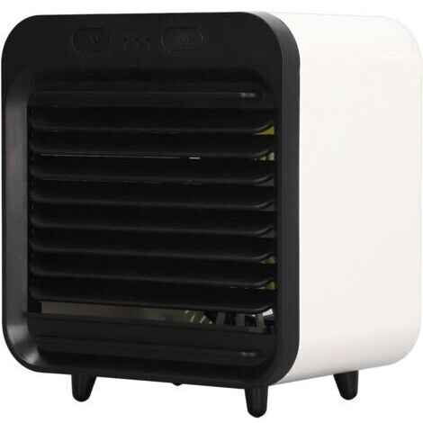 BUNTHAUS 200 ML Climatiseur Portable, Mini Ventilateur de Refroidissement à 3 Vitesses Alimenté par USB, Petit Ventilateur de Refroidissement de Bureau avec Réservoir de pour Chambre, Bureau