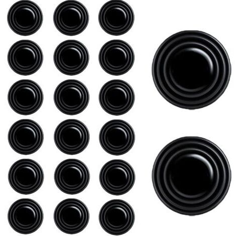 BUNTHAUS 20Pcs Amortisseur Porte Voiture,Protections pour portières auto,Autocollants Insonorisés Porte Universel Anti-Collision Pare-Chocs pour Absorption des Chocs de Voiture Isolation phonique