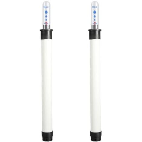 BUNTHAUS (22.8 cm)2pcs Indicateur Eau Plante Testeur Humidité Plante pour Jardinage Intérieur Extérieur Indicateur Niveau d'eau pour Systèmes Hydroponiques Et Pots De Fleurs Surveiller Arrosage Plante