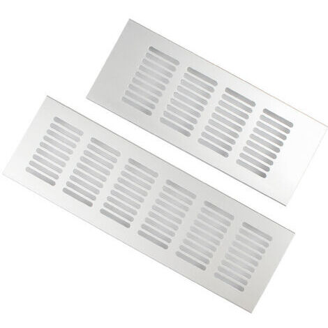 BUNTHAUS 2PCS Grille de Ventilation Rectangulaire, Grille D'aération Rectangulaire, Grille D'aération, Grille Ventilation Rectangulaire, Grille d Aeration Rectangulaire pour une Ventilation Idéale 80 
