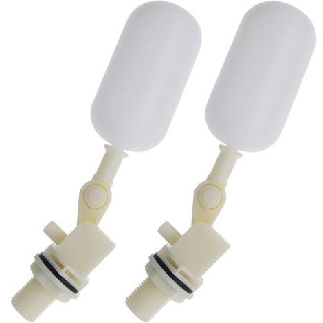 BUNTHAUS 2pcs Robinet Boule de Vanne à Flotteur pour Aquarium Automatique 1/2 Pouce 20mm