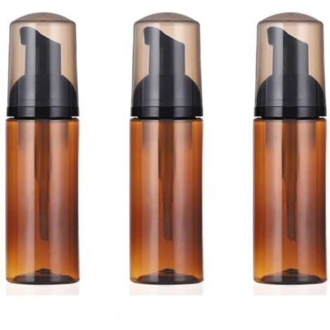 BUNTHAUS 3 Pièces 60ml Flacon Pompe Vide, Flacon Voyage Mousse, Distributeur Savon Mousse Flacon, pour Le shampooing Conditioner Lotion Articles de Toilette
