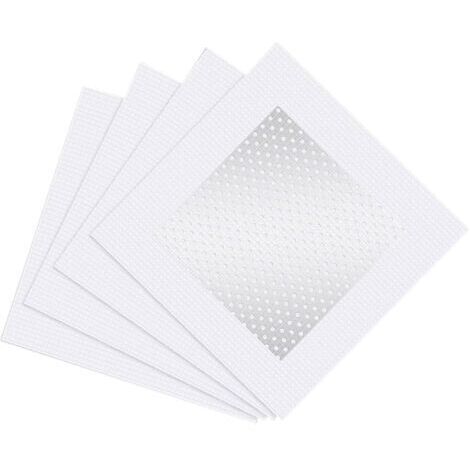 BUNTHAUS 4 Pièces Patch de Réparation de Muren Aluminium, Patchs autocollants en aluminium pour Plaque de Plâtre pour Cloison Sèche (150 mm)