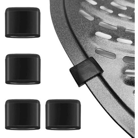 BUNTHAUS 4 x Pièces détachées pour friteuse, joint caoutchouc pour friteuse chefman Power XL et autres pièces en caoutchouc pour plateau de friteuse