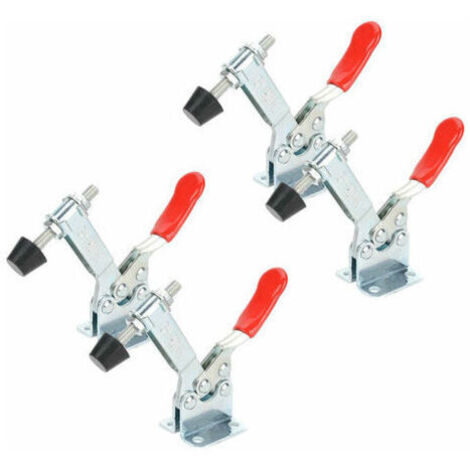 BUNTHAUS 4Pcs Gh-201B Sauterelles A Degagement Rapide D'Outils A Main Capacite Du 90 Kg / 198Lbs