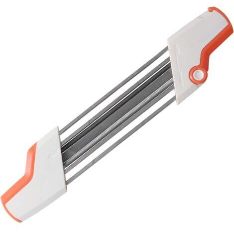 BUNTHAUS 56057504303 Porte-lime 2 en 1 pour chaîne de tronçonneuse 3/8\" P Ø 4,0 mm
