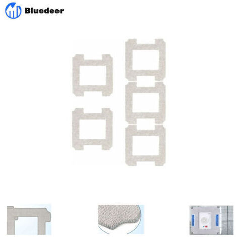 BUNTHAUS 5pcs chiffons de rechange pour nettoyeur de vitres Ecovacs Winbot W1 W1 Pro