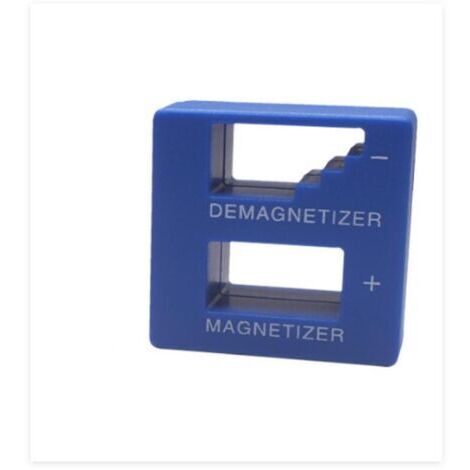 BUNTHAUS (5x5x2,8cm) machine de magnétisation et de démagnétisation bleue