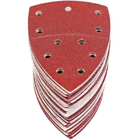 BUNTHAUS 60 Feuilles Abrasives Triangles Papier Poncage Ponceuse Mouse Delta 105 x152 mm Grain P40/60/80/120/180/240 Bosch Makita Dewalt Black+Decker