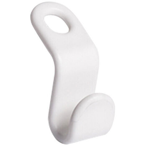 BUNTHAUS 62 Pièces Crochet pour Cintres gain de Place Crochet de Connexion de Cintre, Mini Cintres en Cascade Organisateur pour la Penderie Super pour un gain de place dans son dressing (blanc)